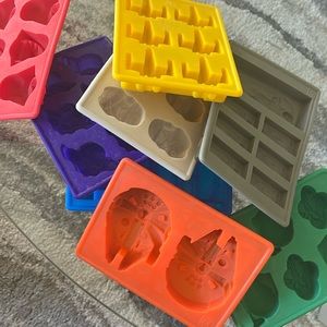 Set of Star Wars silicone molds